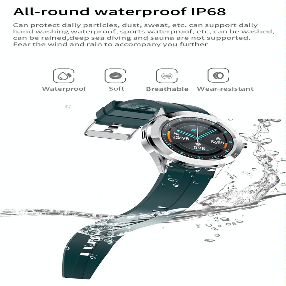 Waterproof Smart Watch With Heart Rate And Sleep Monitoring - Ip68 - Green