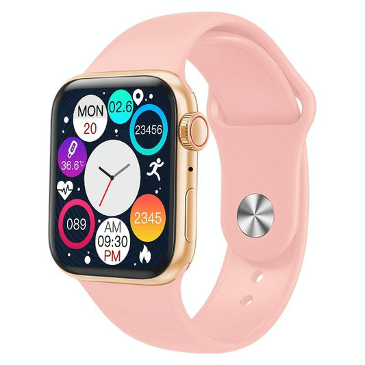 Waterproof Smart Watch With Colour Screen - 1 Inch - Pink