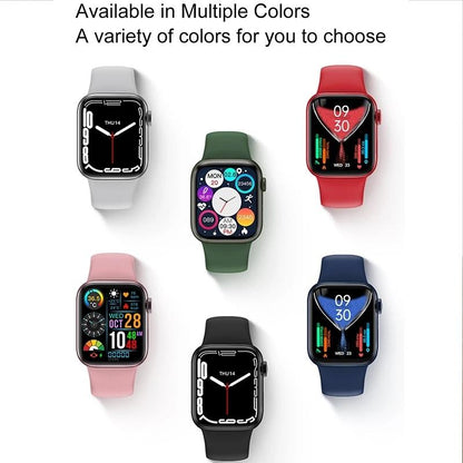 Waterproof Smart Watch With Colour Screen - 1 Inch - Pink