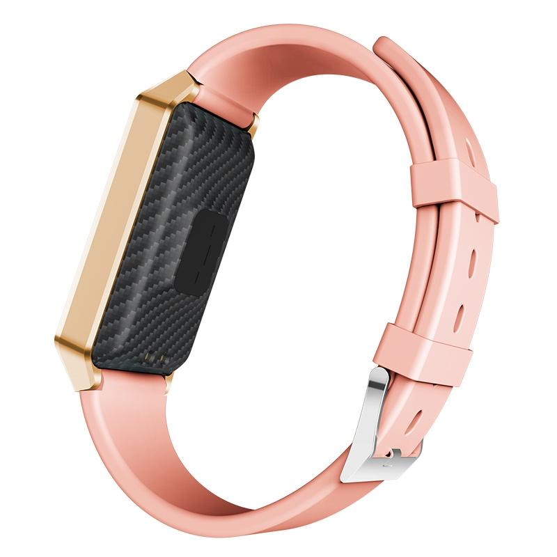 Waterproof Smart Bracelet With Tft Screen - 6 Inches - Pink