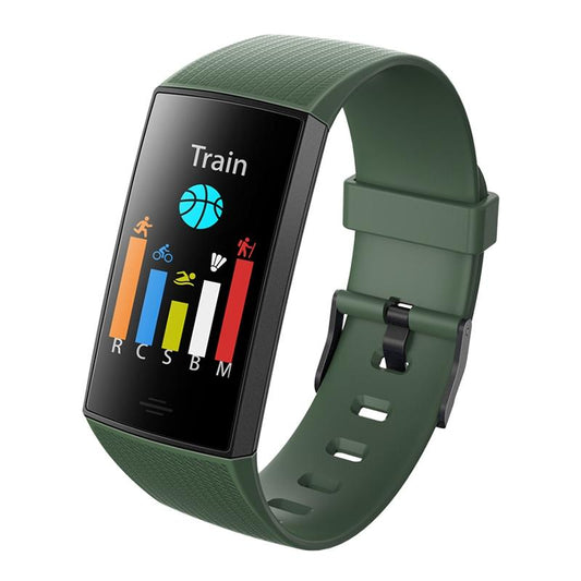 Waterproof Smart Bracelet With Step Heart And Sleep Monitoring - Ip67 - Green