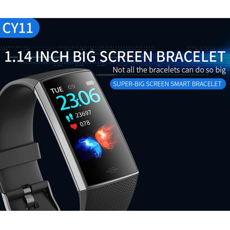 Waterproof Smart Bracelet With Step Heart And Sleep Monitoring - Ip67 - Green