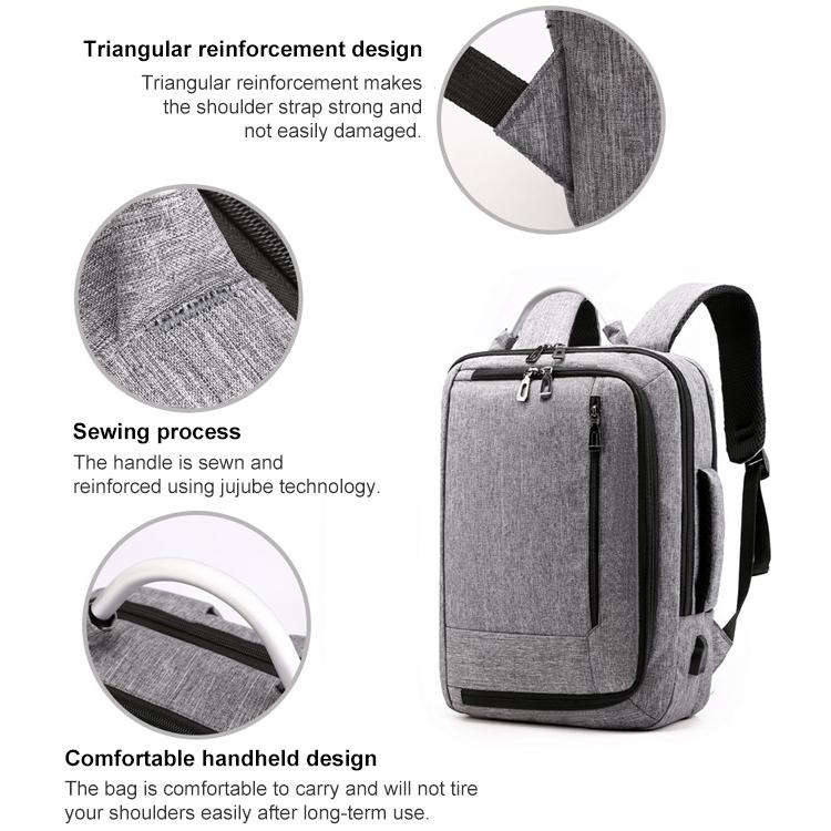Multifunctional Oxford Laptop Backpack - Cxs-620 - Army Green