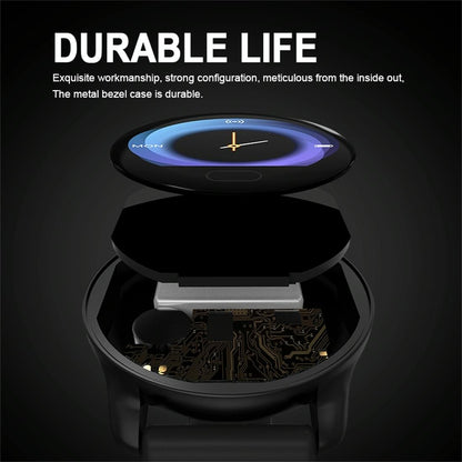 Smart Bracelet With Call / Heart / Blood Monitoring - Colour Screen - Rose Gold
