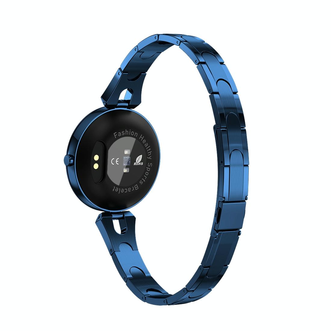 Waterproof Smart Bracelet With Lcd Screen And Heart Rate Monitor - Rose Gold