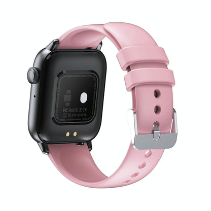 1.83 Inch Bt5.2 Smart Sport Watch Support Sleep / Heart Rate / Blood Oxygen / Temperature / Blood Pressure Health Monitor - Gold + Black