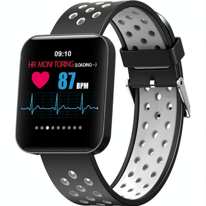 Waterproof Smart Bracelet With Tft Screen And Health Monitoring - Blue