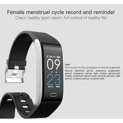 Waterproof Smart Bracelet With Call Heart Bp Sleep And Sedentary Monitoring - Ip67 - Blue