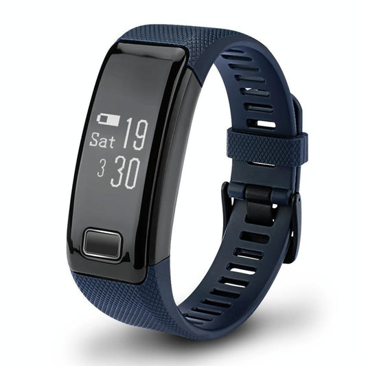 Smart Oled Bracelet - Waterproof Pedometer Bp Hr Blood Oxygen - Android / Ios - Blue