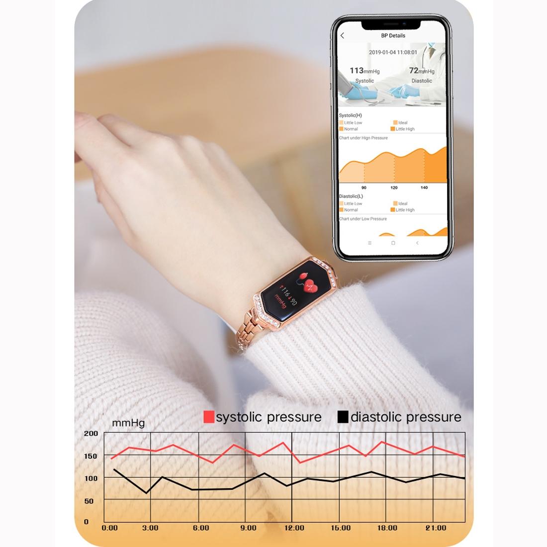 Smart Watch With Heart Rate Blood Oxygen And Sleep Monitoring - Ip67 Waterproof - Purple