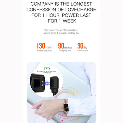 Smart Watch With Heart Rate Blood Oxygen And Sleep Monitoring - Ip67 Waterproof - Purple