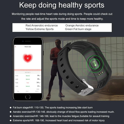 Waterproof Oled Fitness Tracker - Ip67 - Red