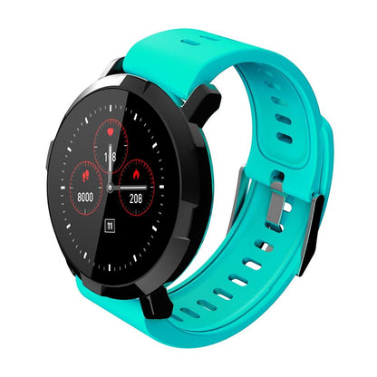Waterproof Smart Bracelet With Heart Rate Monitor And Sleep Tracker - Red