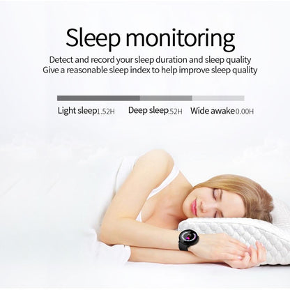 Waterproof Smart Bracelet With Heart Rate Monitor And Sleep Tracker - Red