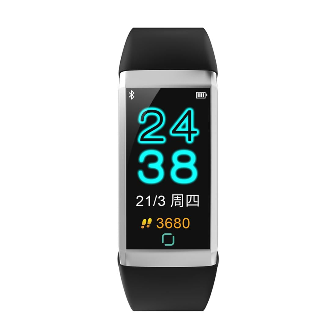 Waterproof Smart Bracelet With Call Reminder And Health Monitoring - Red