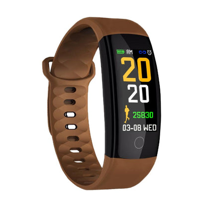 Waterproof Tft Smart Bracelet With Call / Heart / Sleep / Bp Monitoring And Sedentary Reminder - Red