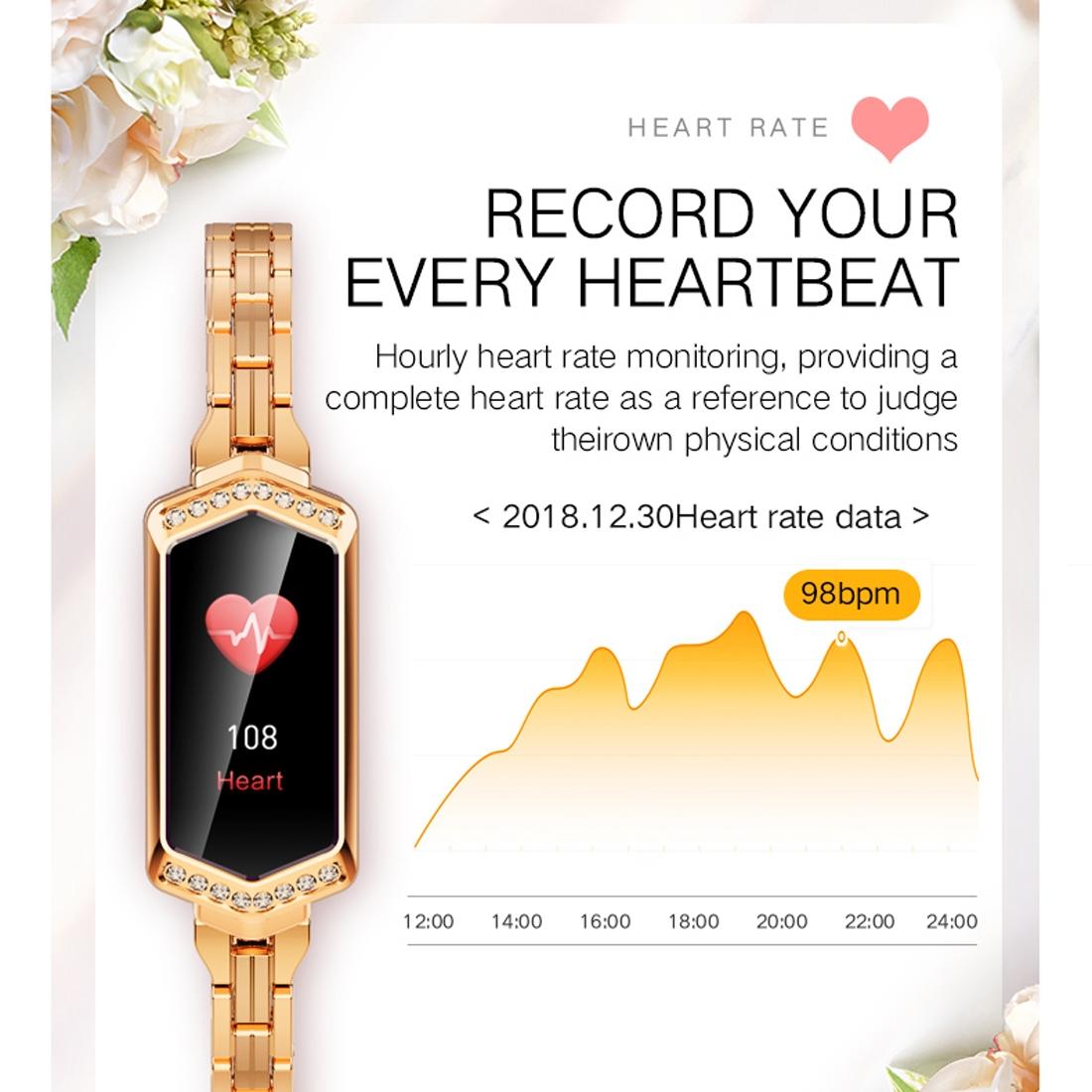 Smart Watch With Heart Rate Blood Oxygen And Sleep Monitoring - Ip67 Waterproof - Silver