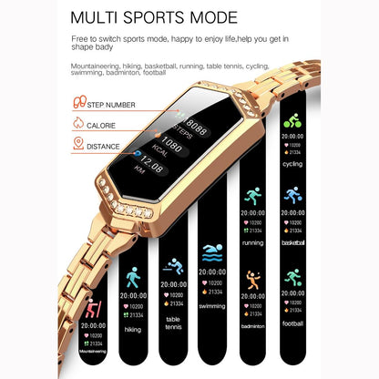 Smart Watch With Heart Rate Blood Oxygen And Sleep Monitoring - Ip67 Waterproof - Silver