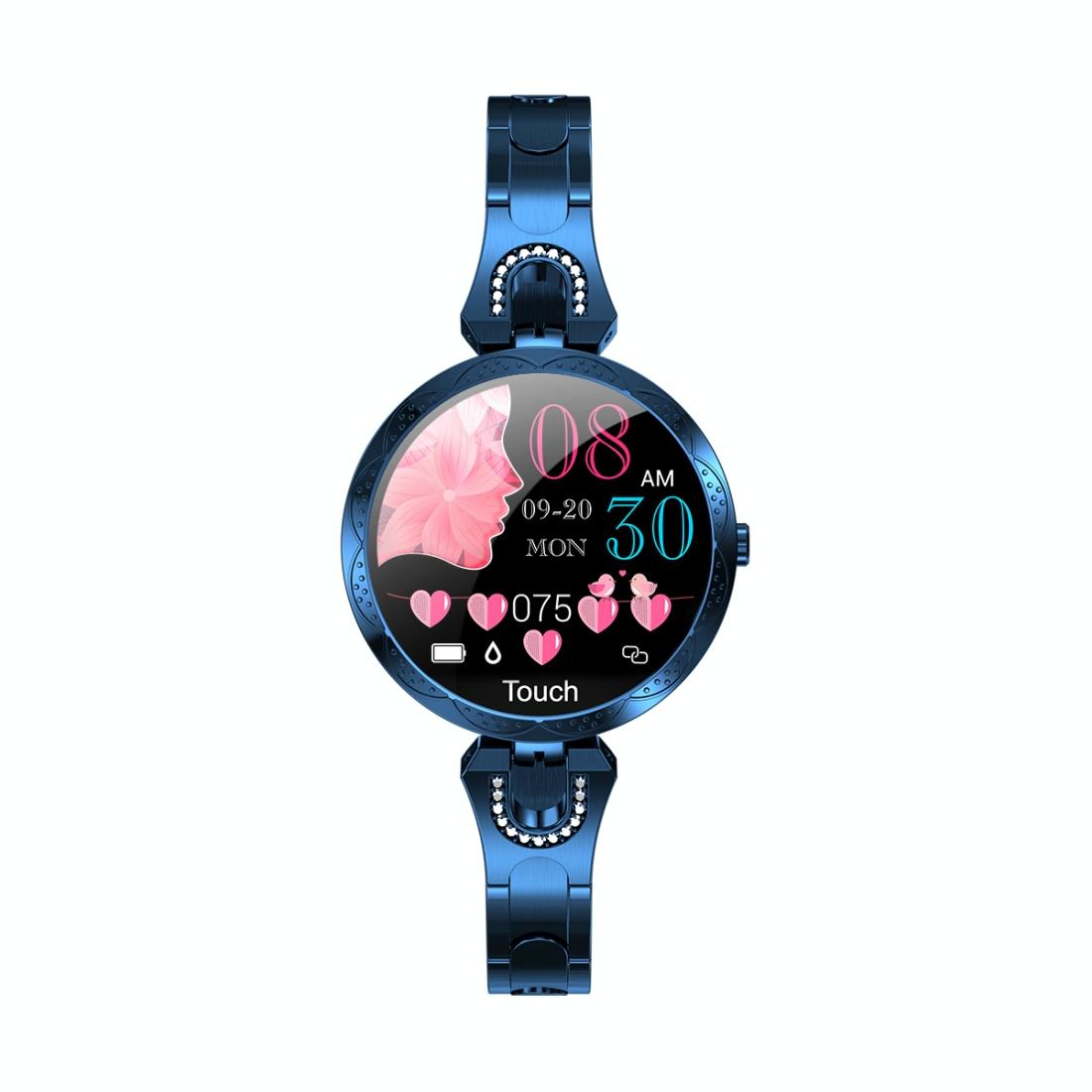 Waterproof Smart Bracelet With Lcd Screen And Heart Rate Monitor - Silver