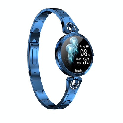 Waterproof Smart Bracelet With Lcd Screen And Heart Rate Monitor - Silver