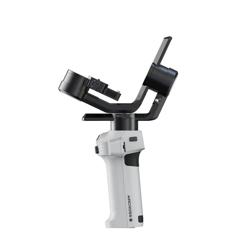 Aircross s 3 Axis Foldable Handheld Gimbal Stabilizer for Dslr Cameras and Smart Phone White