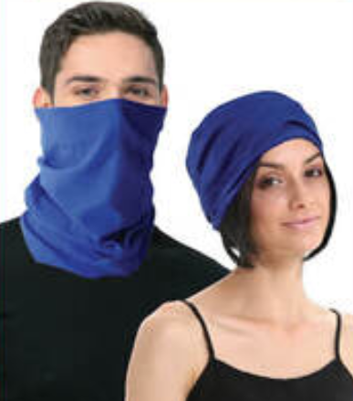 Seamless Tube Bandana Head Scarf Face Cover Mask Gaiter Ski Snow in Royal Blue