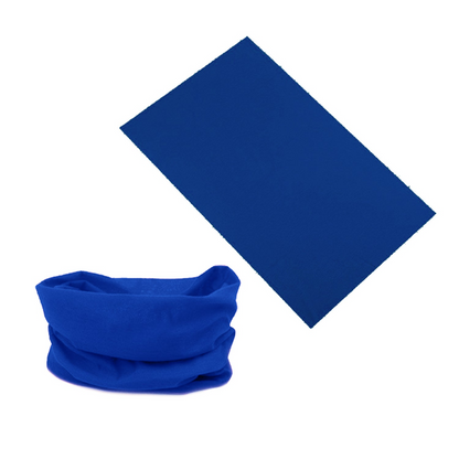 Seamless Tube Bandana Head Scarf Face Cover Mask Gaiter Ski Snow in Royal Blue