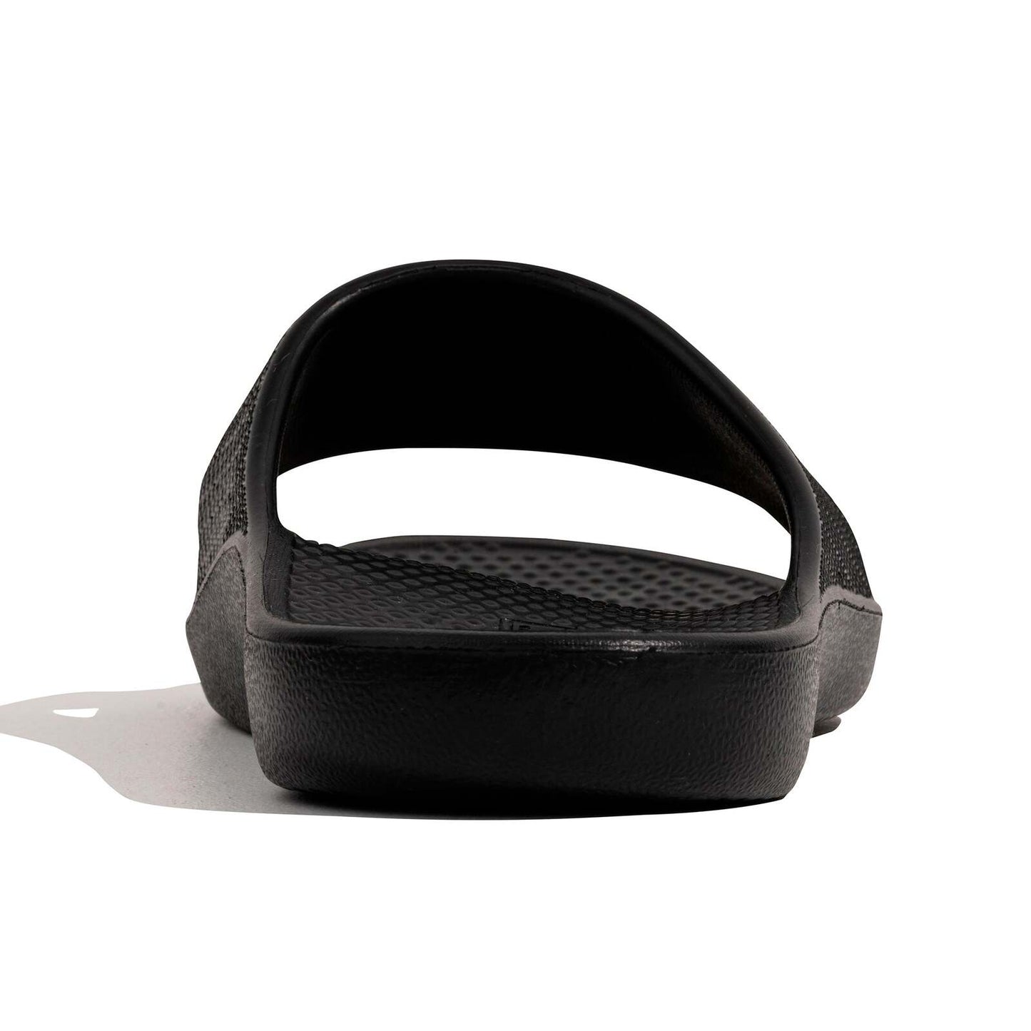 Archline Rebound Orthotic Slides Flip Flop Thongs Slip On Arch Support - Black - Euro 44