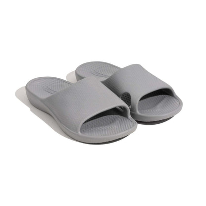 Archline Rebound Orthotic Slides Flip Flop Thongs Slip On Arch Support - Stone Grey - Euro 45