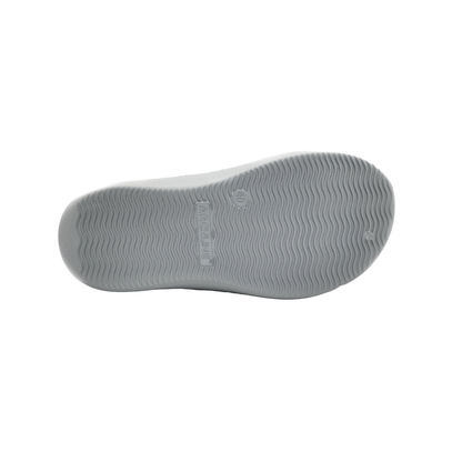 Archline Rebound Orthotic Slides Flip Flop Thongs Slip On Arch Support - Stone Grey - Euro 45