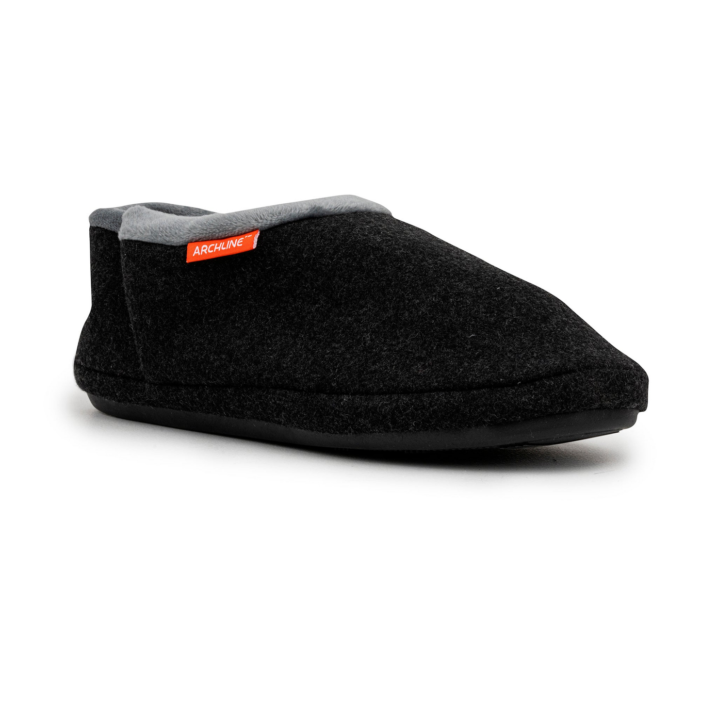 ARCHLINE Orthotic Slippers CLOSED Arch Scuffs Orthopedic Moccasins Shoes in Charcoal Marle - EUR 44