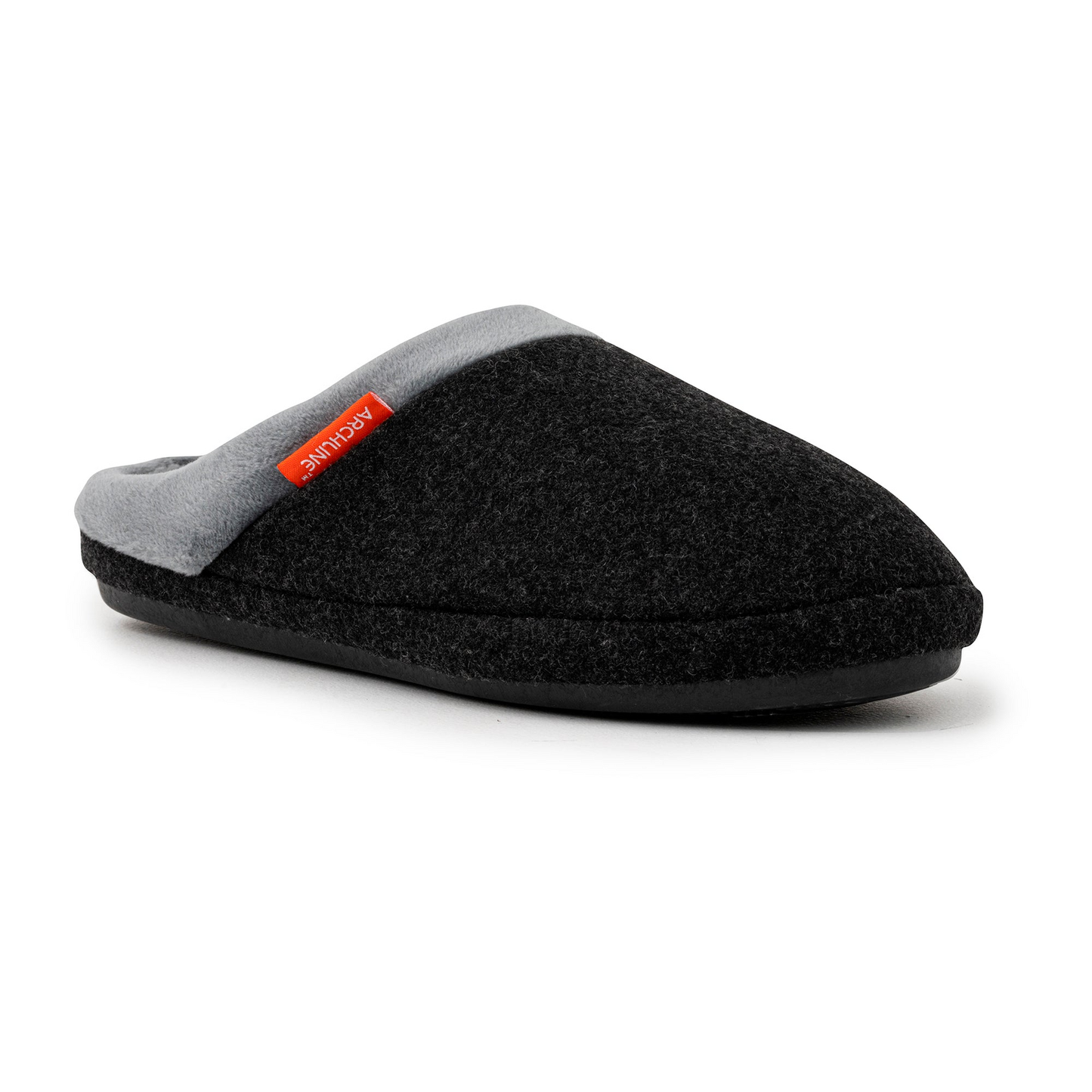 ARCHLINE Orthotic Slippers Slip On Arch Scuffs Orthopedic Moccasins in Charcoal Marle - EUR 47