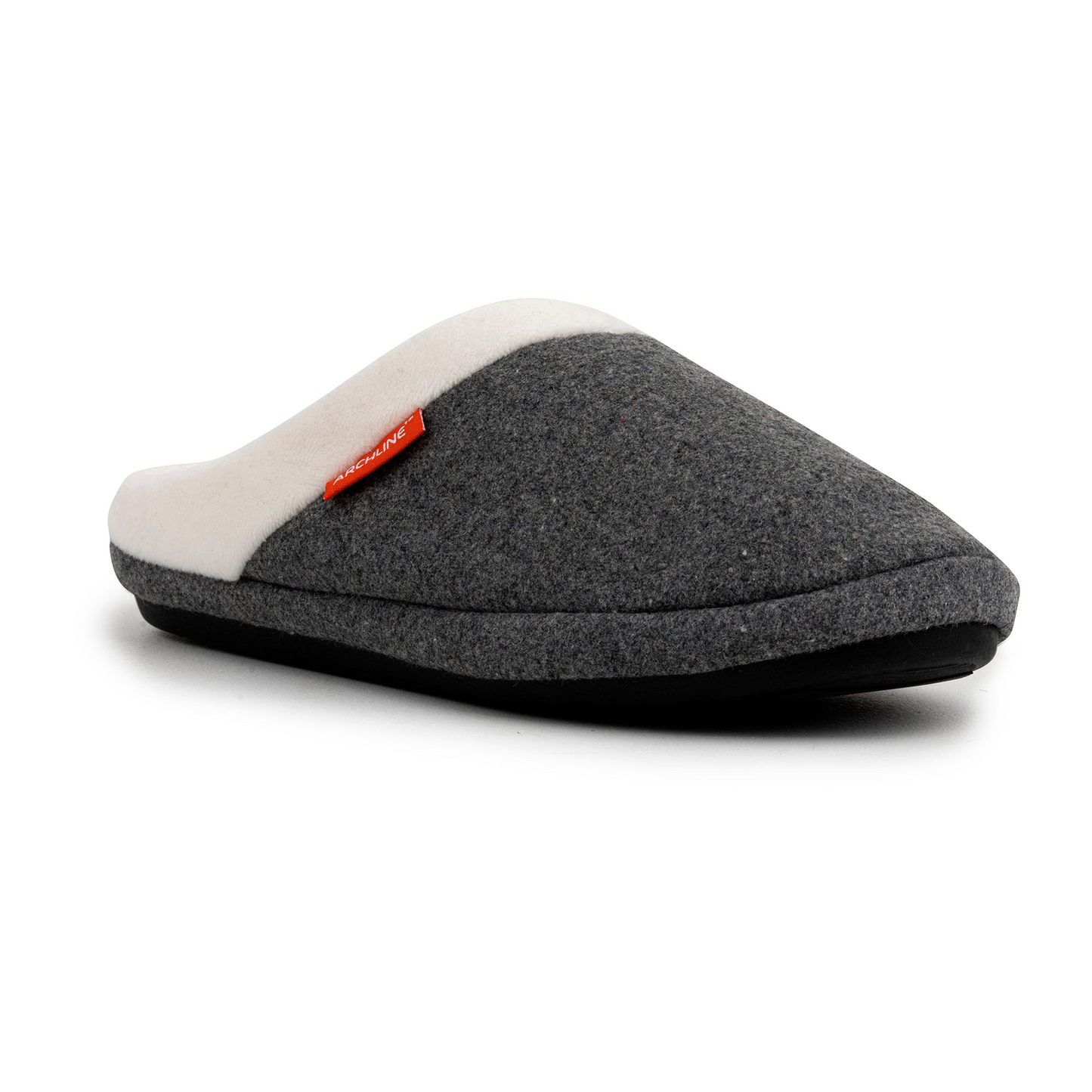 ARCHLINE Orthotic Slippers Slip On Arch Scuffs Orthopedic Moccasins in Grey Marle - EUR 36
