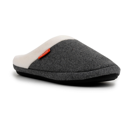 ARCHLINE Orthotic Slippers Slip On Arch Scuffs Orthopedic Moccasins in Grey Marle - EUR 36