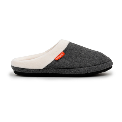 ARCHLINE Orthotic Slippers Slip On Arch Scuffs Orthopedic Moccasins in Grey Marle - EUR 38