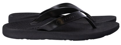 ARCHLINE Orthotic Thongs Arch Support Shoes Footwear Flip Flops Orthopedic - Black/Black - EUR 39