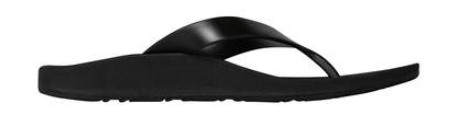 ARCHLINE Orthotic Thongs Arch Support Shoes Footwear Flip Flops Orthopedic - Black/Black - EUR 44