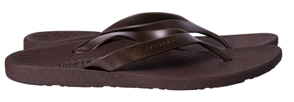 ARCHLINE Orthotic Thongs Arch Support Shoes Footwear Flip Flops Orthopedic - Brown/Brown - EUR 44