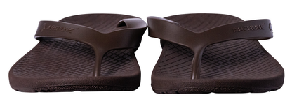 ARCHLINE Orthotic Thongs Arch Support Shoes Footwear Flip Flops Orthopedic - Brown/Brown - EUR 44