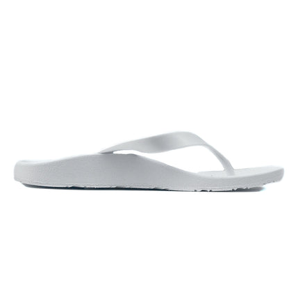 ARCHLINE Orthotic Thongs Arch Support Shoes Footwear Flip Flops Orthopedic - White/White - EUR 37