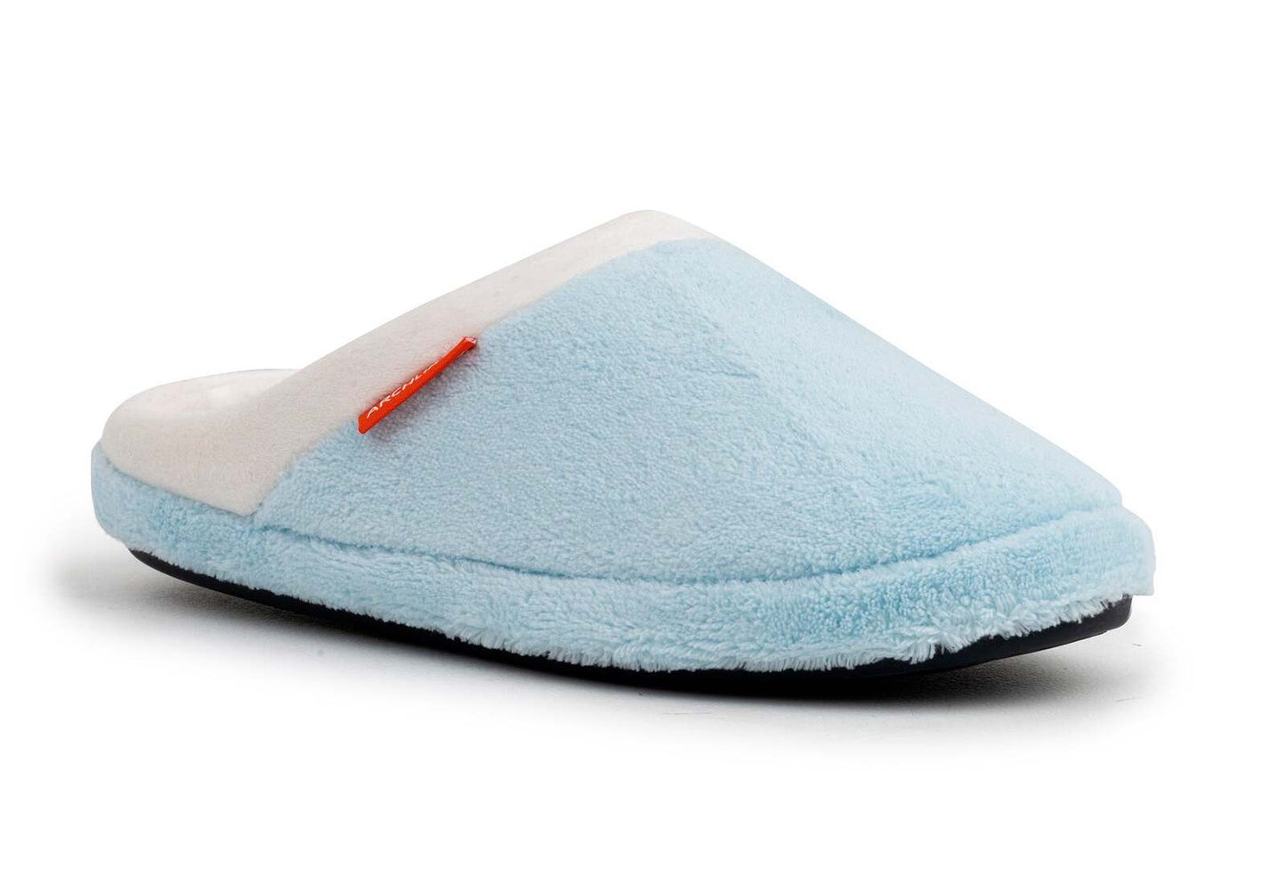 ARCHLINE Orthotic Slippers Slip On Arch Scuffs Pain Relief Moccasins - Baby Blue - EU 35