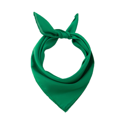 Plain Bandana 100% COTTON Head Wrap Durag Bandanna Summer Biker Scarf Mask - Green