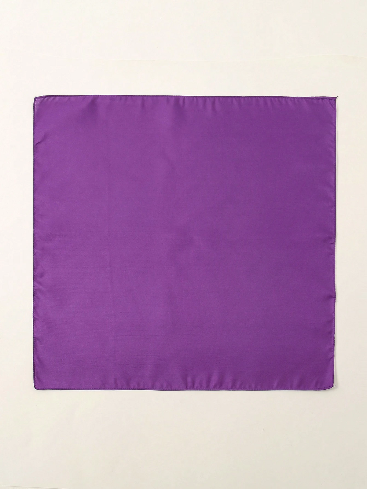 Plain Bandana 100% COTTON Head Wrap Durag Bandanna Summer Biker Scarf Mask - Purple