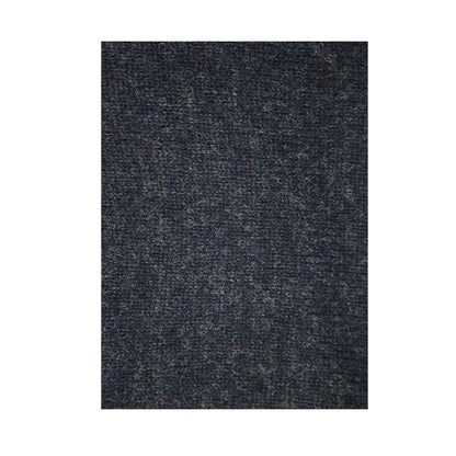 100% SHETLAND RAGG WOOL CREW Round Neck Knit JUMPER Pullover Mens Sweater Knitted - Navy - L