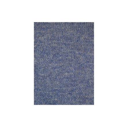 100% Shetland Ragg Wool V Neck Knit Jumper Pullover Mens Sweater Knitted - Sky - XL