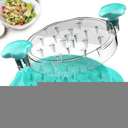 2pcs blue New Chicken Shredder - Effortless Chicken Breast Shredding Tool for Meal Prep and Baby Food