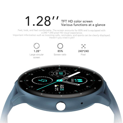 Feature-Rich Smartwatch: 1.28 HD Display  Bluetooth Calling Extensive Sports Tracking (pink)"