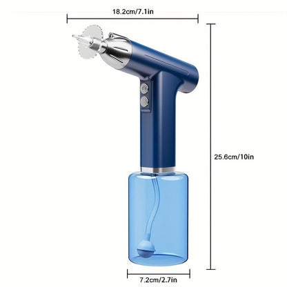 Rechargeable Electric Ear Wax Removal Kit - 3 Pressure Modes, LED Light & 90-Day Battery Life(blue)