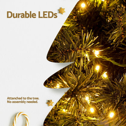 Jingle Jollys Christmas Tree 3-in-1 LED Xmas Palm Tree Party Decor 1.2/1.5/1.8M